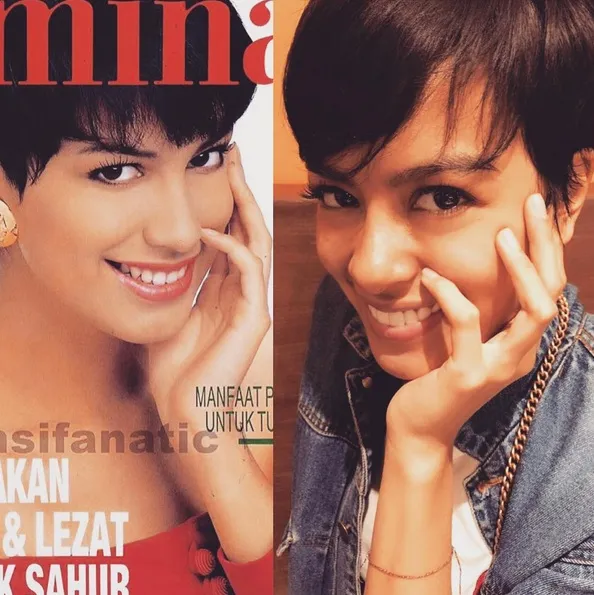 Eva Celia tampak begitu mirip dengan Sophia Latjuba. /©instagram.com/sophia_latjuba88