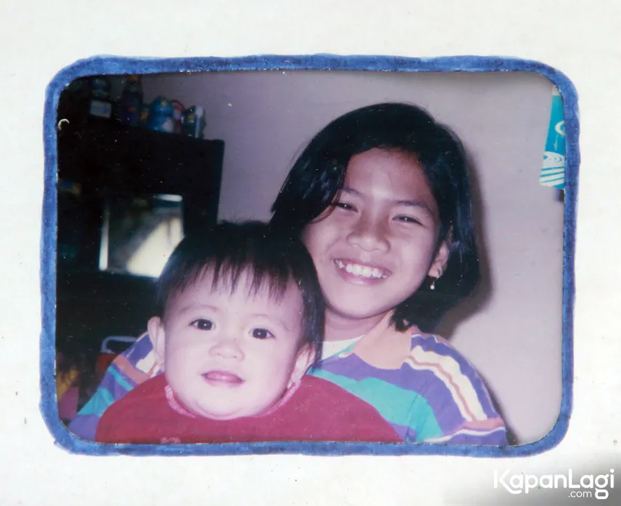Foto masa kecil Evelyn Nada Anjani istri Aming, cantik. ©KapanLagi.com/Muhammad Akrom Sukarya