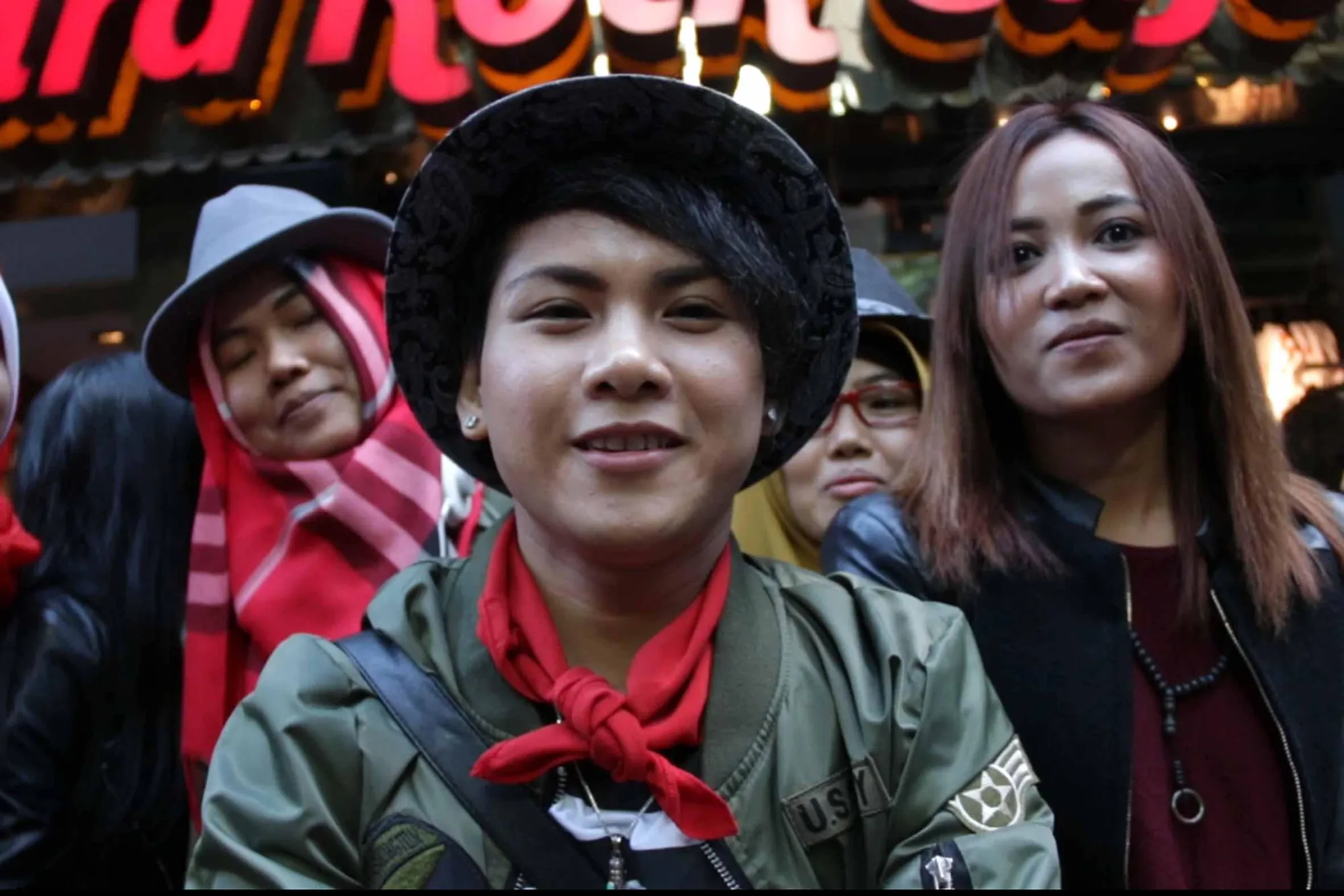 Evelyn saat di Hong Kong © Istimewa