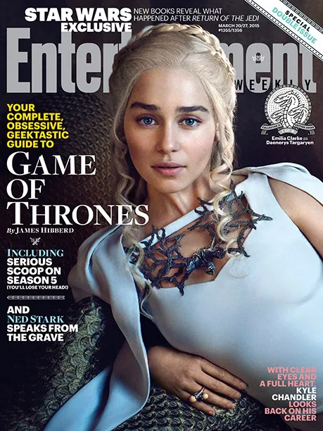 Daenerys Targaryan (Emilia Clarke) jadi cover majalah Entertainment Weekly/©EW