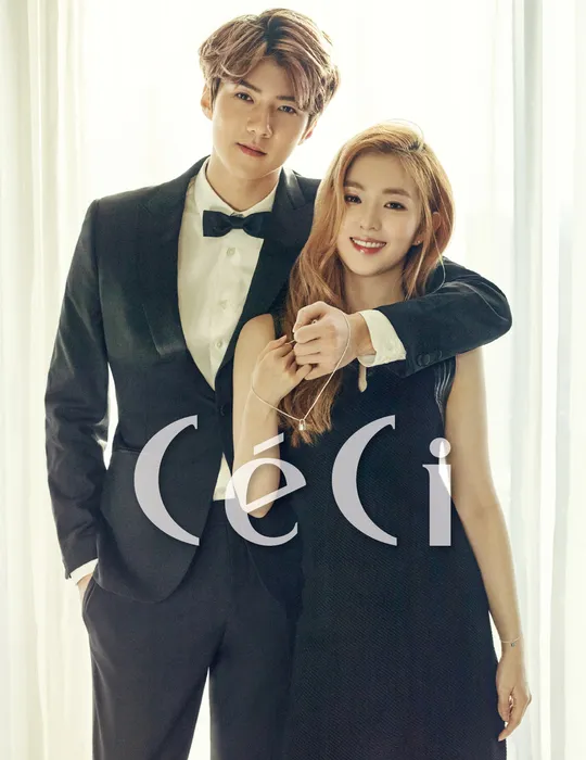 Sehun dan Irene seperti foto pre-wedding © CeCi