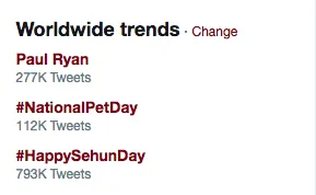 Ulang Tahun Sehun EXO jadi trending topic. (Credit: Soompi)