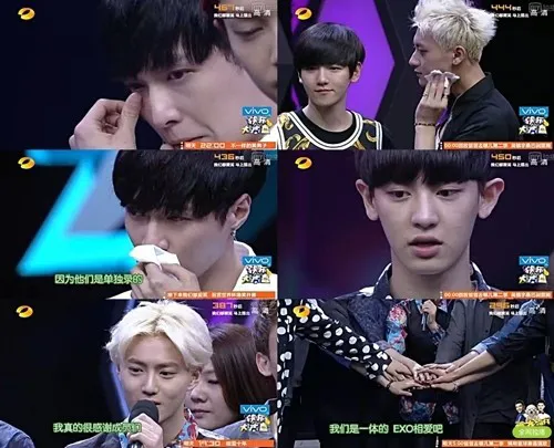 EXO di Happy Camp Foto: Soompi.com