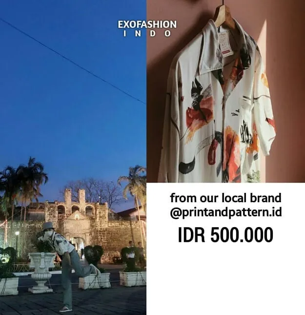 Kemeja Kai EXO © instagram.com/exofashion.indo