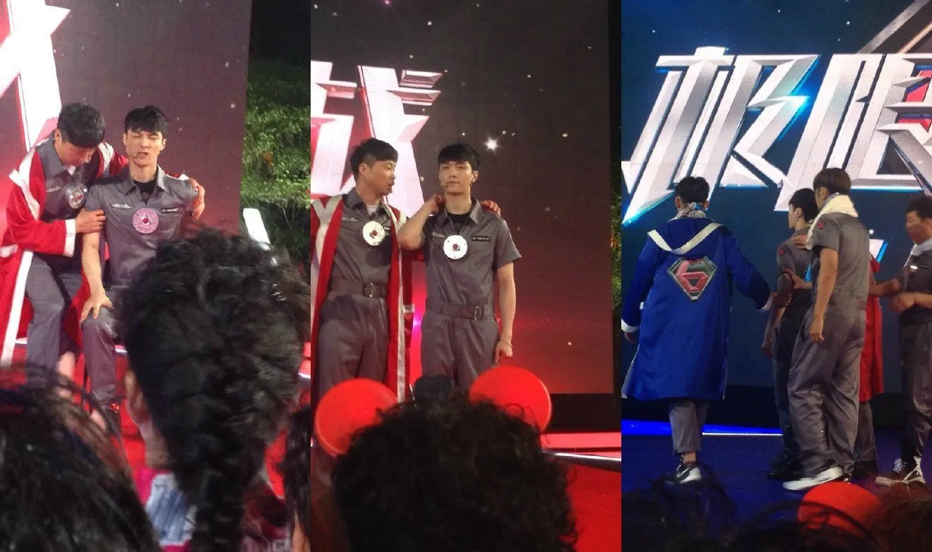 Lay yang terlihat kesakitan saat syuting di China. ©koreaboo.com