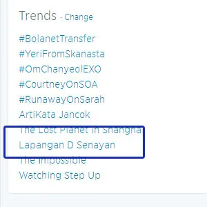Venue konser EXO di jakarta jadi trending topic @dok. istimewa
