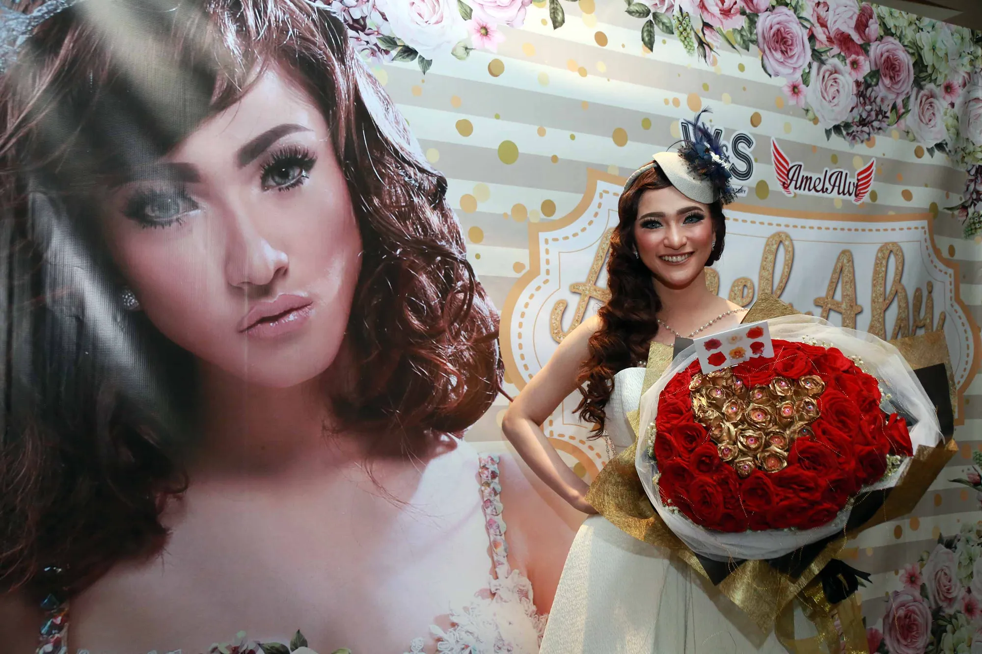 Amel Alvi rayakan ulang tahun yang ke-25. ©KapanLagi.com/Sahal Fadli