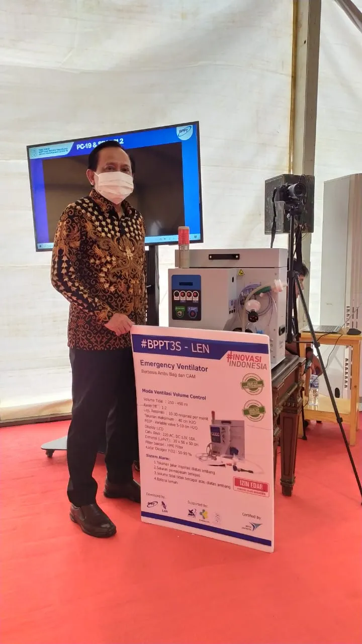 EMTEK Peduli Corona menyalurkan kontibusi donasi untuk memproduksi 80 ventilator, 4,000 alat tes PCR dan 4,000 rapid test karya putra-putri bangsa. (credit: EMTEK)