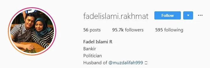 Credit: Instagram © fadelislami.rakhmat
