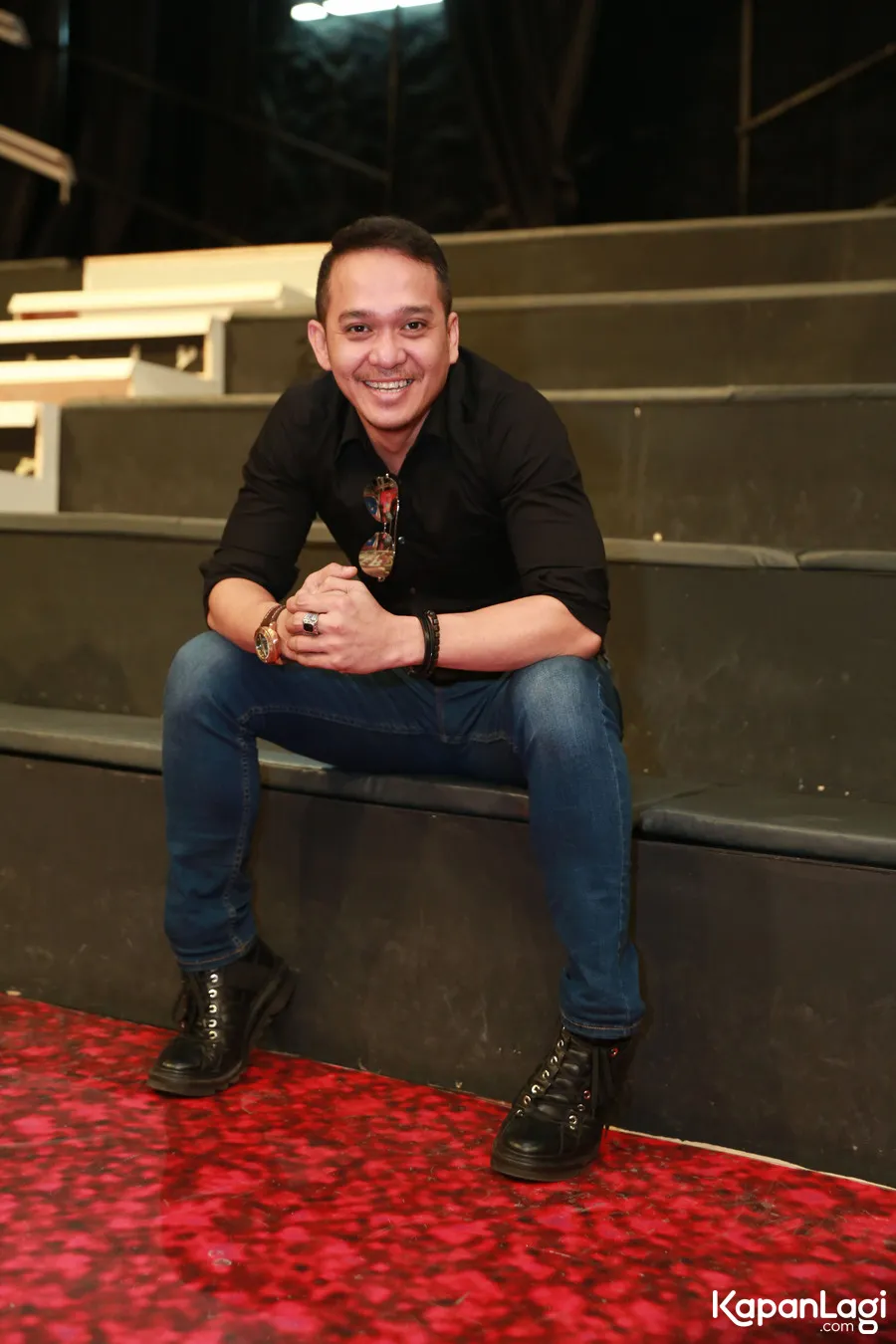 Fadlan tak menjawab pasti tentang kehamilan Lyra istrinya © KapanLagi.com®/Muhammad Akrom Sukarya