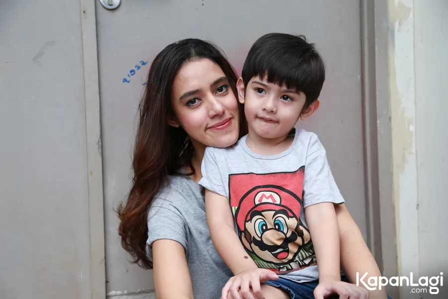 Fairuz & Faaz © Kapanlagi/Agus Apriyanto