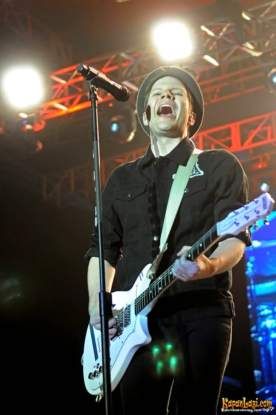 Penampilan Fall Out Boy Semalam/@Foto: KapanLagi.com®/Bambang