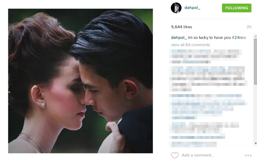 Dahlia Poland masih tak percaya jika dirinya sudah diperistri Fandy/©instagram.com/dahpol_