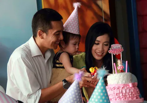 Kemeriahan Pesta Ulang Tahun Kimora yang ke 2 Tahun Anak, pasangan Fanny Febriana dan Zaki Badrudin @foto: KapanLagi.com®/altov 