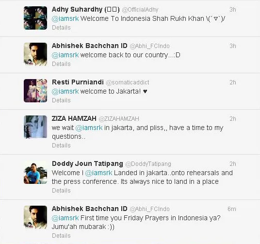 Twitter Shahrukh Khan @imsrk