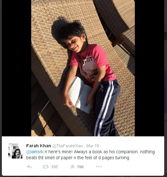 Foto anak Farah Khan yang tak kalah lucu dengan AbRam @twitter.com/TheFarahKhan