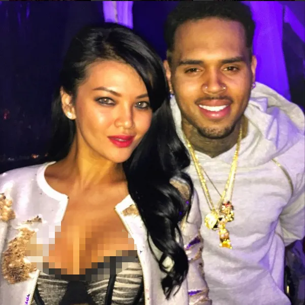 Farah Quinn berhasil selfie bareng Chris Brown/©Instagram.com/farahquinnofficial