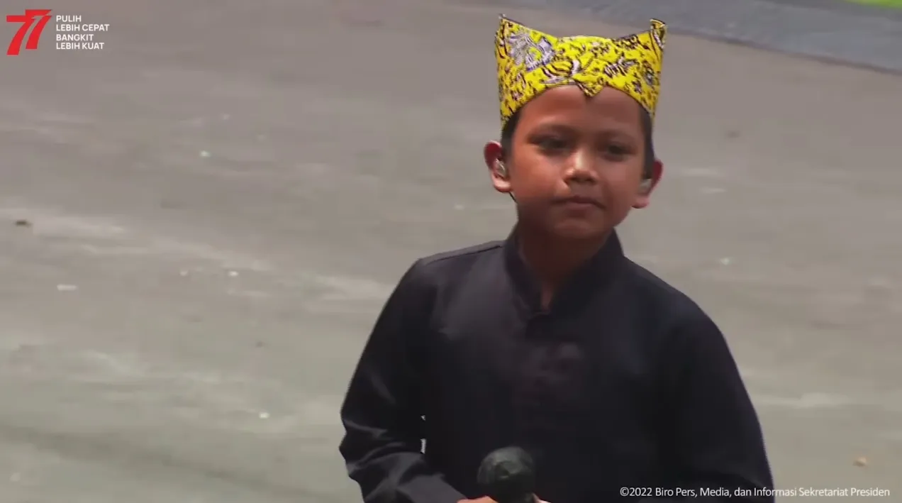 Farel Prayoga © YouTube/Presiden Joko Widodo