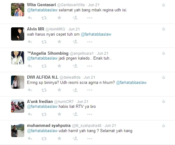 Netizen ikut heboh. @twitter/farhatabbaslaw