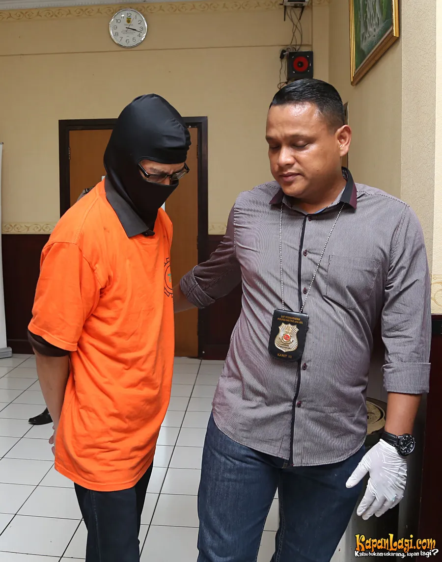 Fariz RM resmi menjadi tersangka. ©KapanLagi.com®/Agus Apriyanto