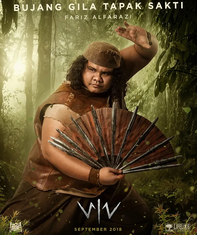Debutnya di beberapa film action mengantarkan Fariz jadi salah satu tokoh penting di 'WIRO SABLENG'. © Twitter/LifeLike Pictures