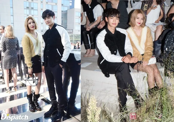 Sooyoung dan Minho saat menghadiri fashion week New York. ©istimewa 