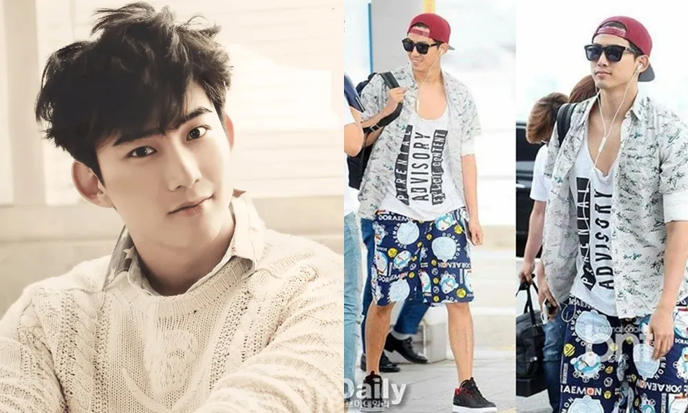 Motik berbeda-beda dalam satu penampilan ala Taecyeon. Credit: istimewa