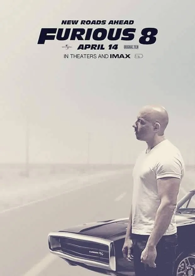 Vin Diesel nampak emosional di poster perdana FURIOUS 8/©facebook.com/VinDiesel