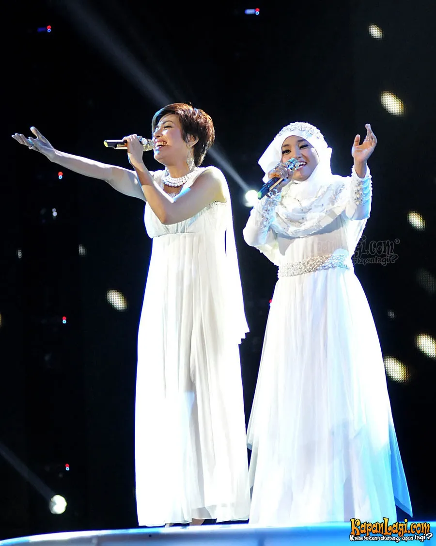 Novita Dewi dan fatin Shidqia Lubis/@Foto: KapanLagi.com®