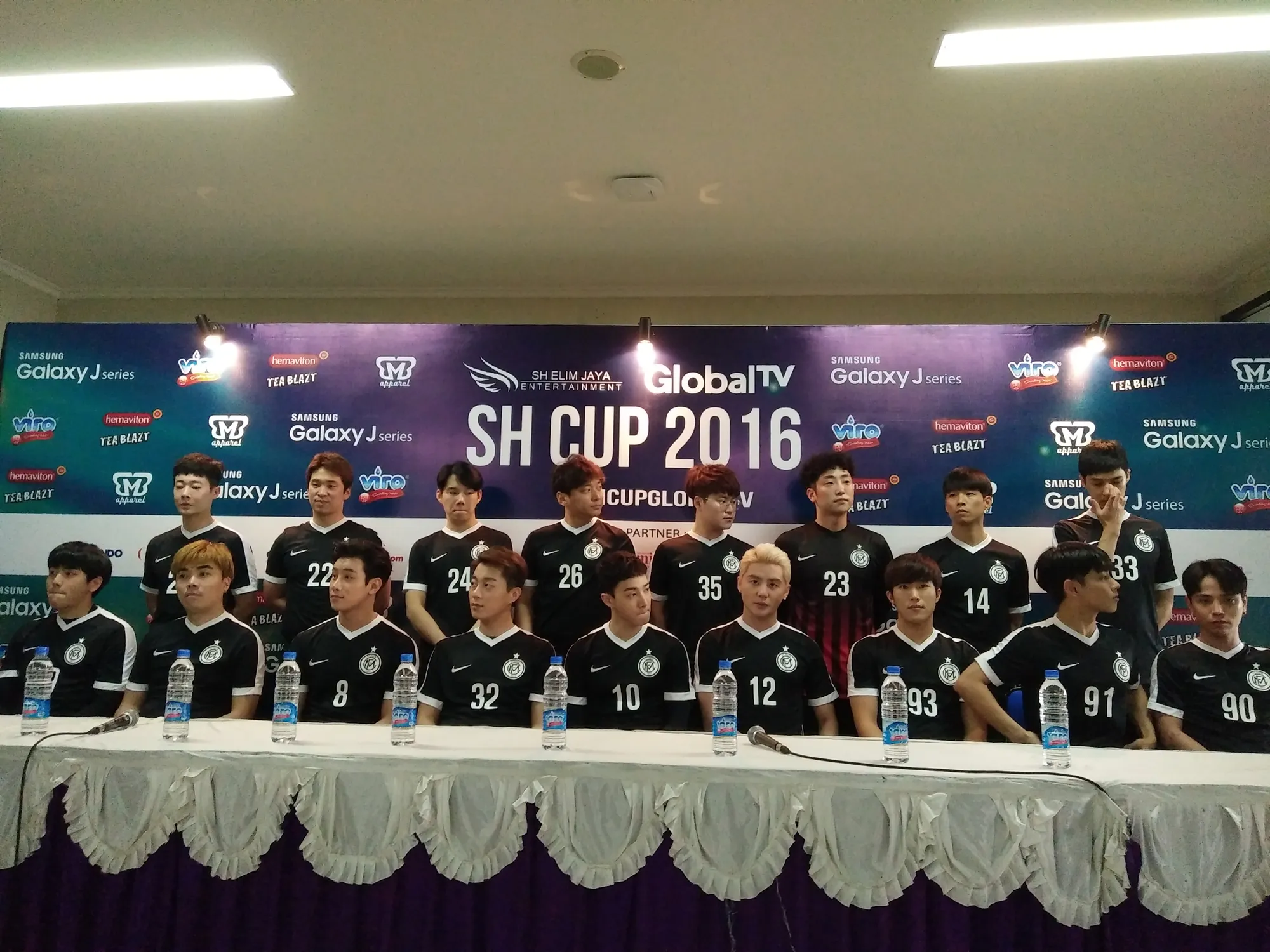 FC Men Korea saat konferensi pers @ KapanLagi.com/Nuzulur Rakhmah
