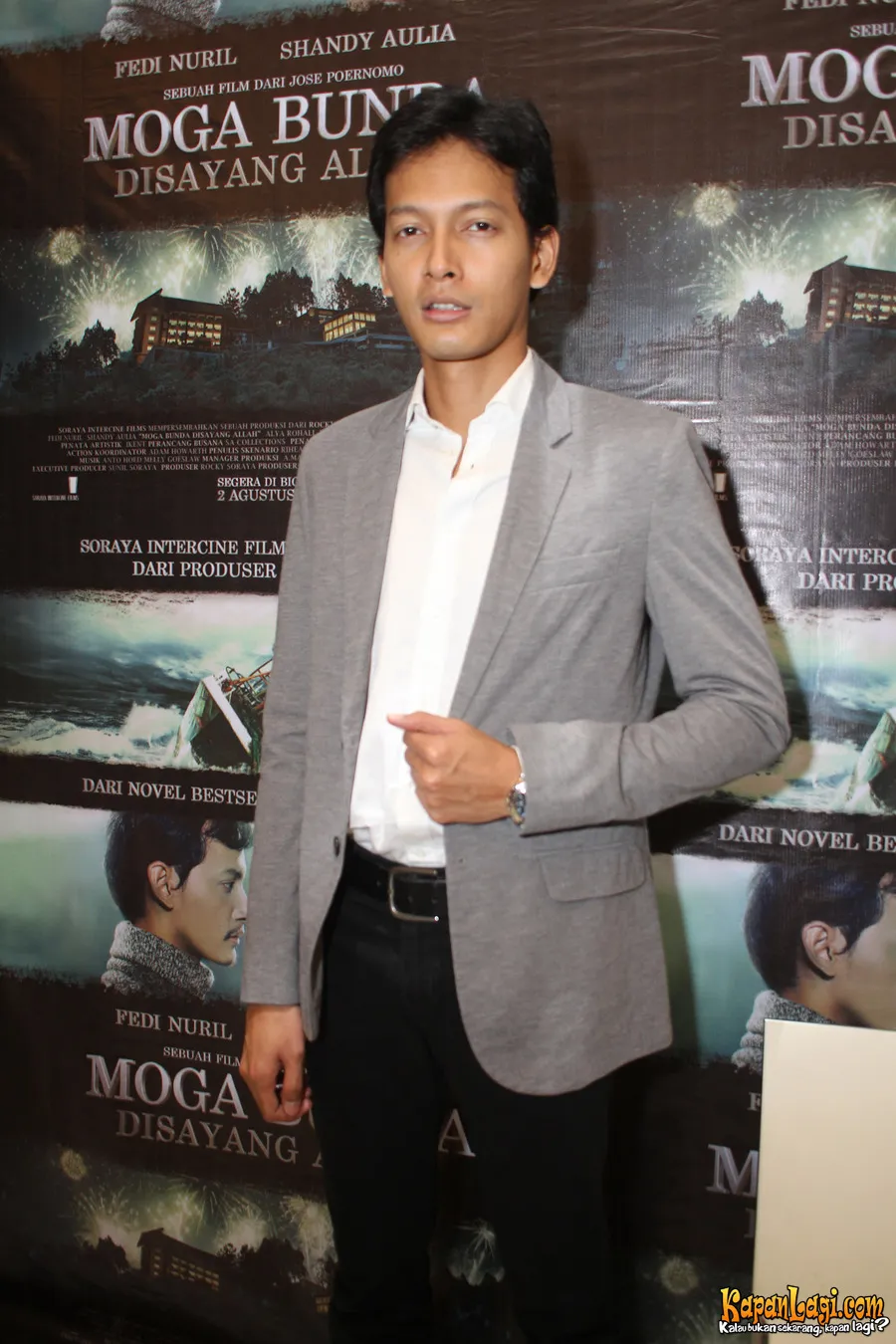 Sebagai tetangga Fedi Nuril mengucap bela sungkawa atas kebakaran rumah Pipik.