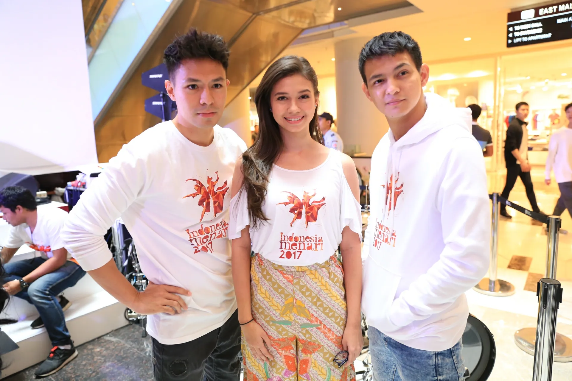 Fero Walandouw, Yuki Kato & Marcell Darwin © Kapanlagi/Agus Apriyanto