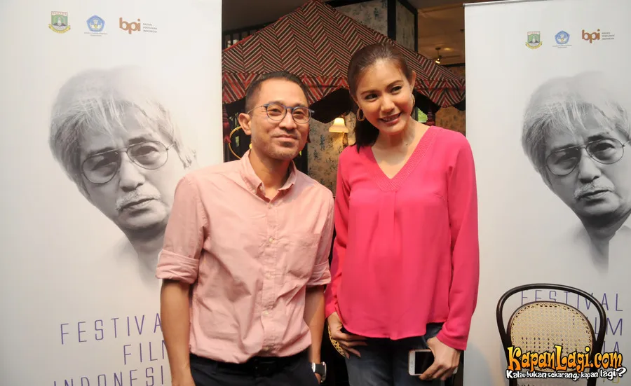 Olga bersyukur banyak teman yang membantu dan menghibur, salah satunya Lukman Sardi © KapanLagi.com®/Bayu Herdianto