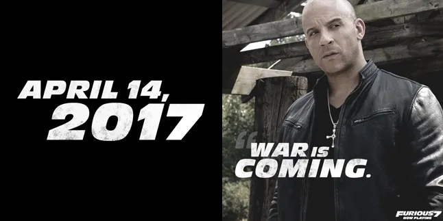 FAST & FURIOUS 8 akan segera hadir mulai 14 April 2017/©facebook.com/fastandfurious