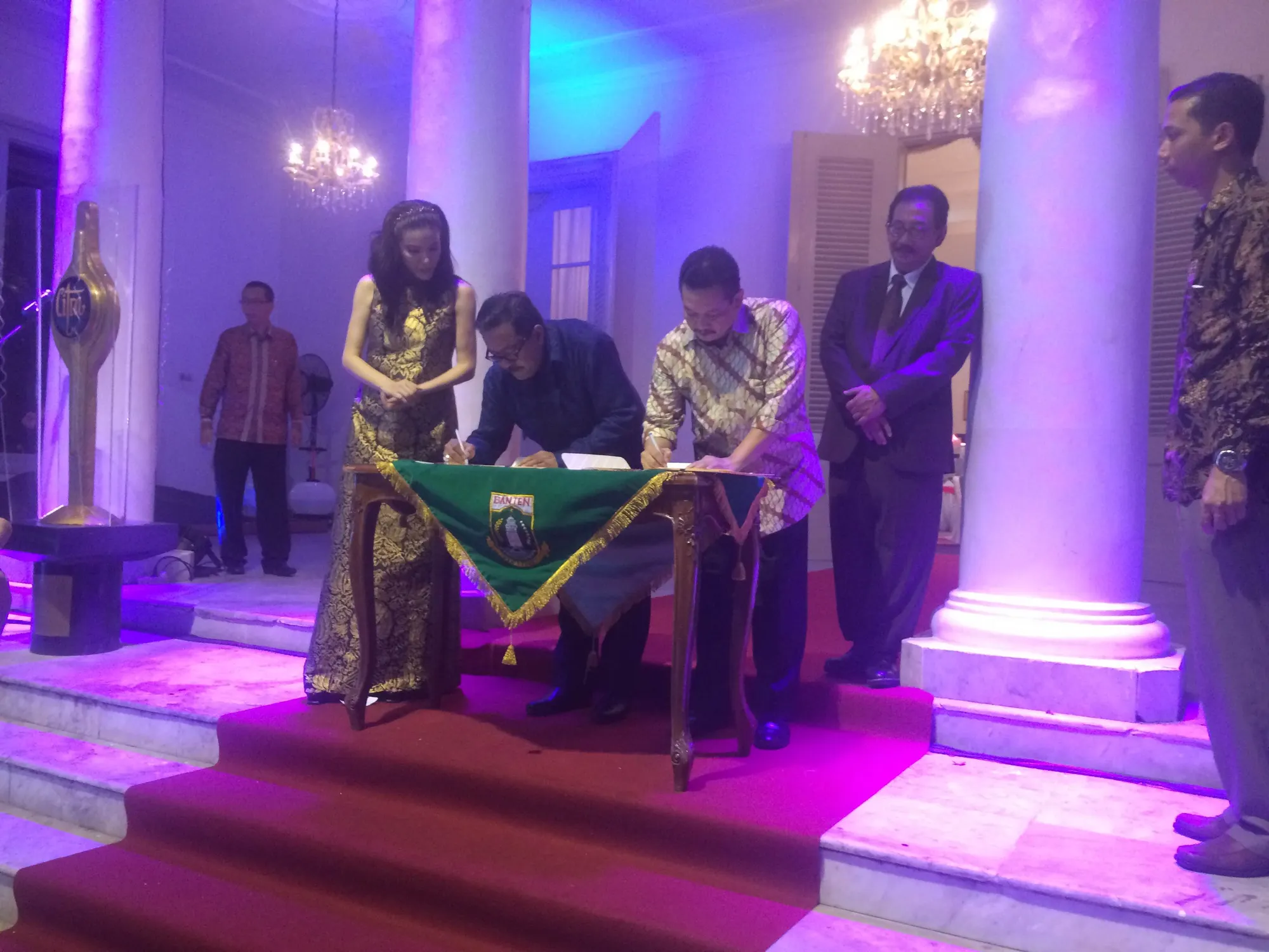 Saat acara penandatangan MoU antara Kemendikbud dan Pemda Banten © KapanLagi.com®/Abbas Adi Nugroho