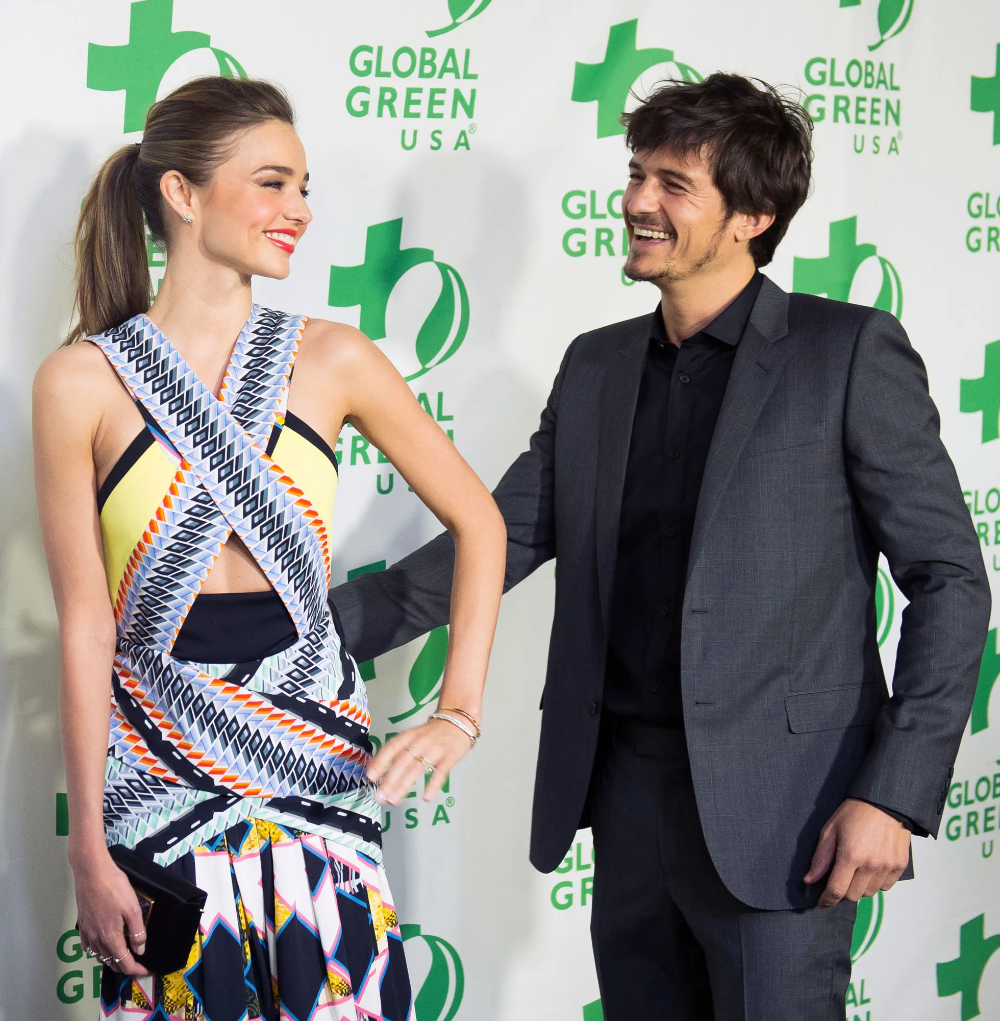 Miranda Kerr dan Orlando Bloom @ fameflynet.com