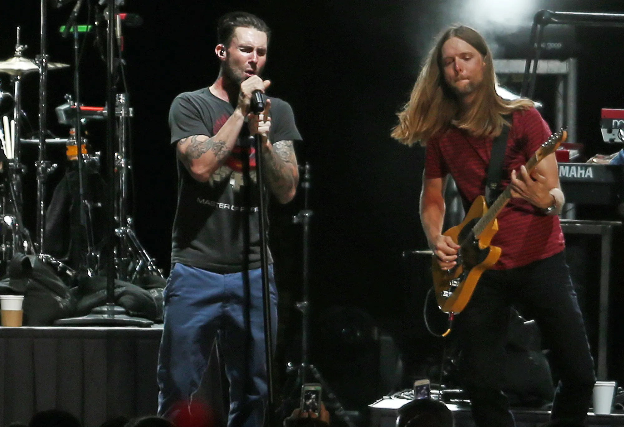 Adam Levine dan James Valentine paling sering berantem ©fameflynet
