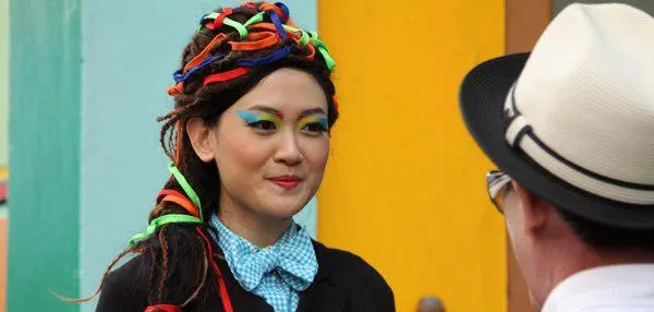 Filantropi dalam salah satu sesi pemotretan Asian Next Top Model (facebook.com)