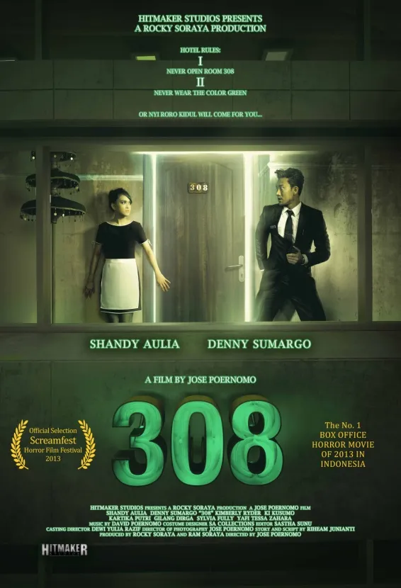 Shandy Aulia dalam film horor 308 © HitMaker Studios