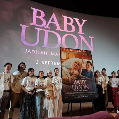 Film 'BABY UDON' Hadir, Denny Sumargo Jadi Produser Sekaligus Pemeran Hajime Kondoh