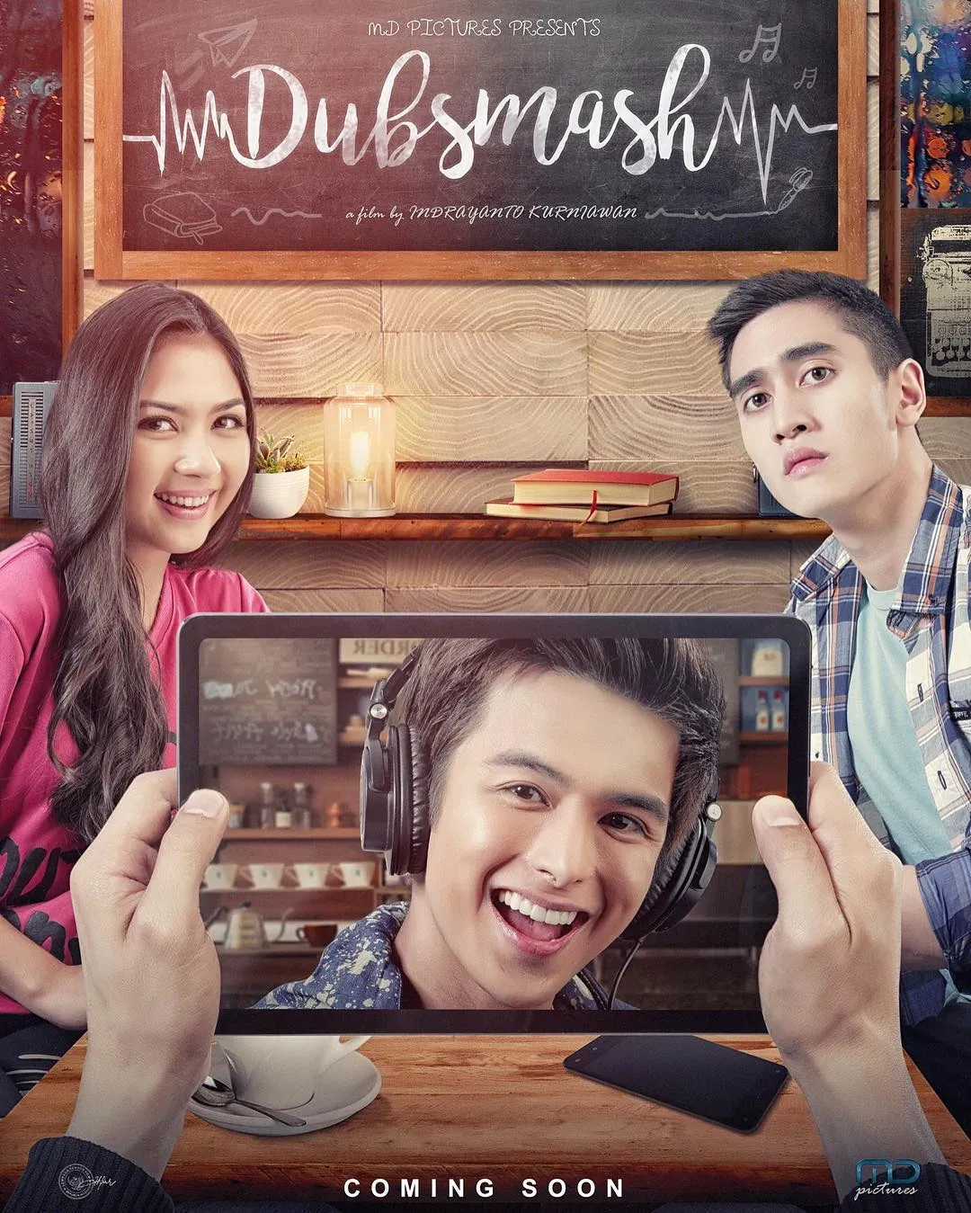 Teejay beradu akting bareng Jessica Mila dan Verrel Bramasta di 'DUBSMASH' © Instagram/teejaymarquez