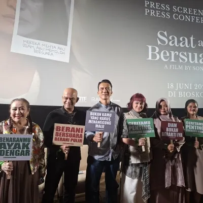Film 'SAAT AKU BERSUARA' Tayang Setelah Penantian 6 Tahun, Ganti Naskah Hingga 18 Kali