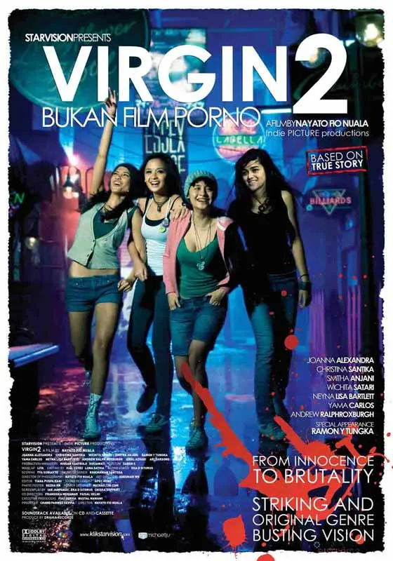 Film VIRGIN 2 dibintangi oleh Joanna Alexandra, Christina Santika, dan Yama Carlos © Starvision Plus