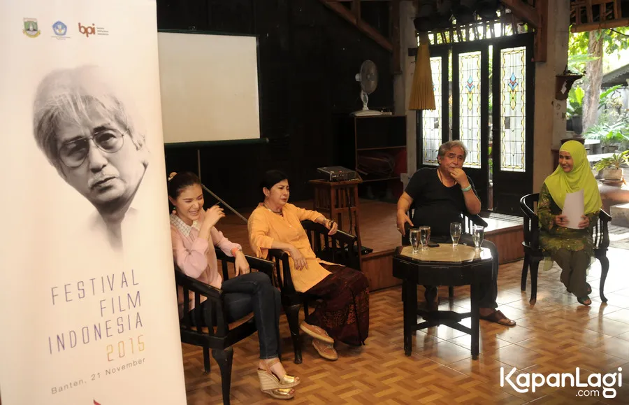 Olga mengaku merasa terinspirasi dengan Teguh Karya © KapanLagi.com®/Bayu Herdianto