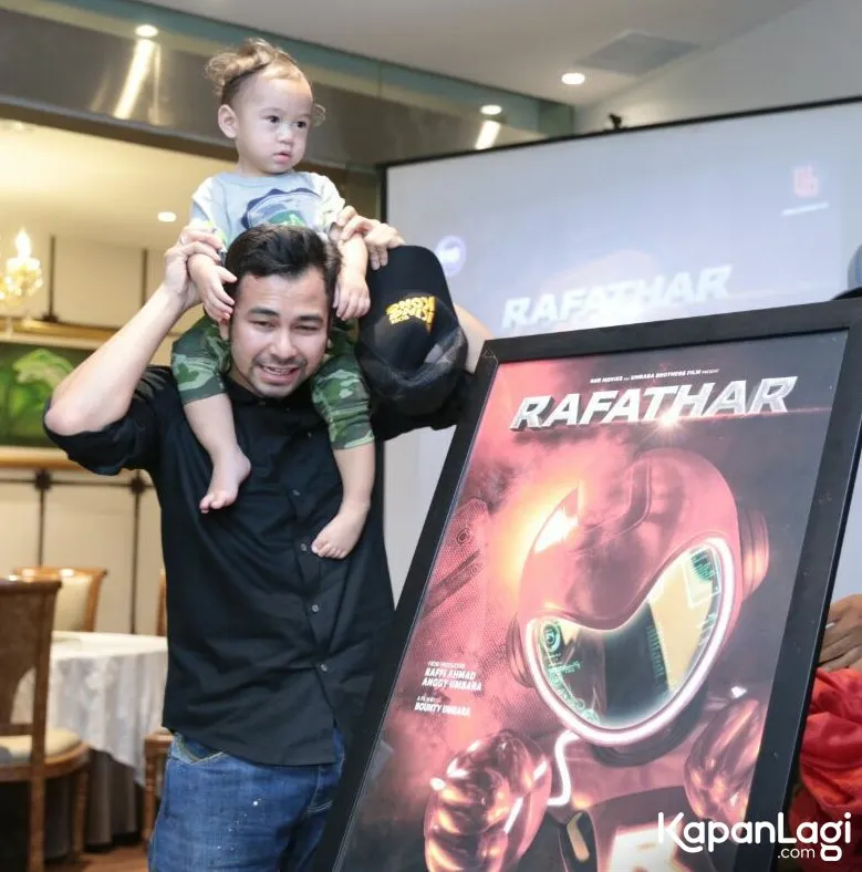 Demi kekayaan film bergenre drama keluarga, Raffi bikin RAFATHAR/©KapanLagi.com®/Agus Apriyanto