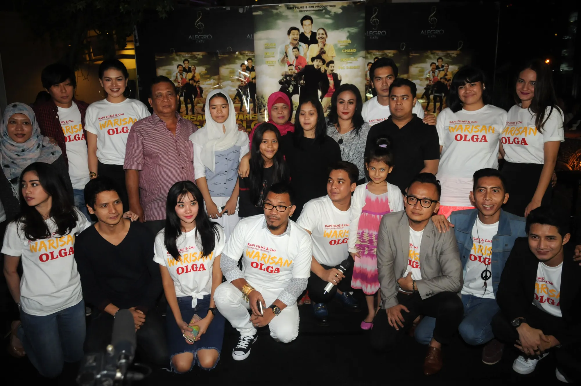 Semua pendukung acara screening film WARISAN OLGA © KapanLagi.com®/Bayu Herdianto