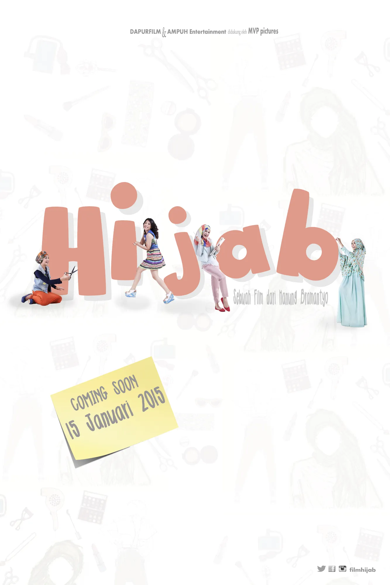 450 Gambar Kartun Hijab Potret Terbaru Gambar Kantun