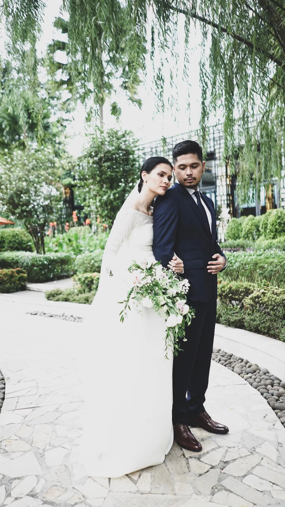 Penampilan cantik Firrina serasi dengan Petra. Credit: via instagram.com/petra_sihombing