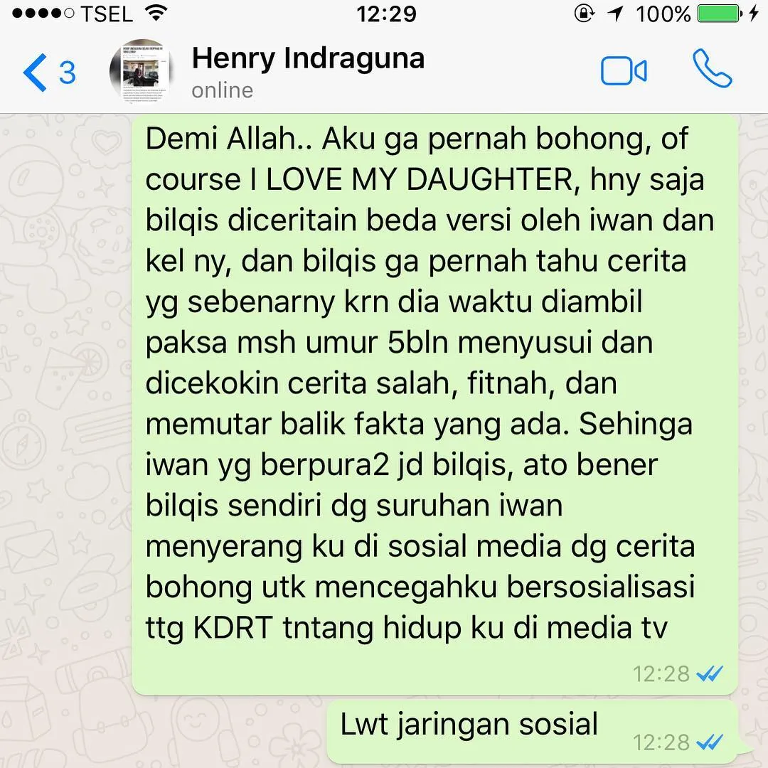 Five Vi curhat pada sang pengacara © Instragram/five_vrachmawati