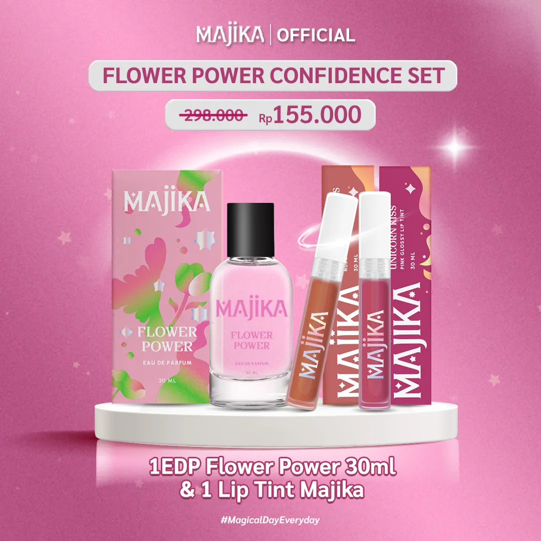 MAJIKA FLOWER POWER CONFIDENCE SET.